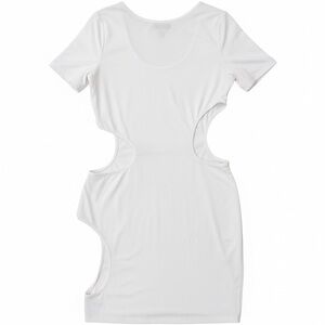 SHEIN White Cutout Mini Dress
